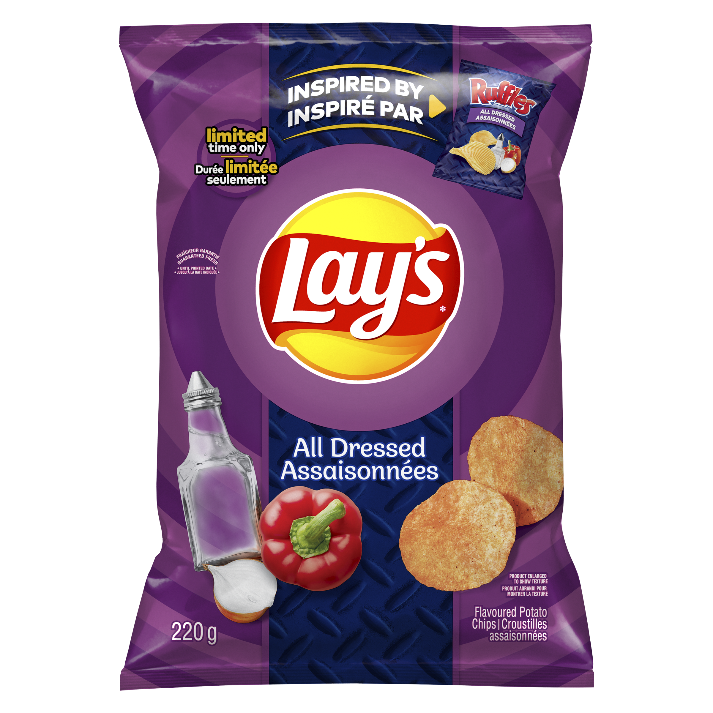 LAYS POTATO CHIPS ALL DRESSED